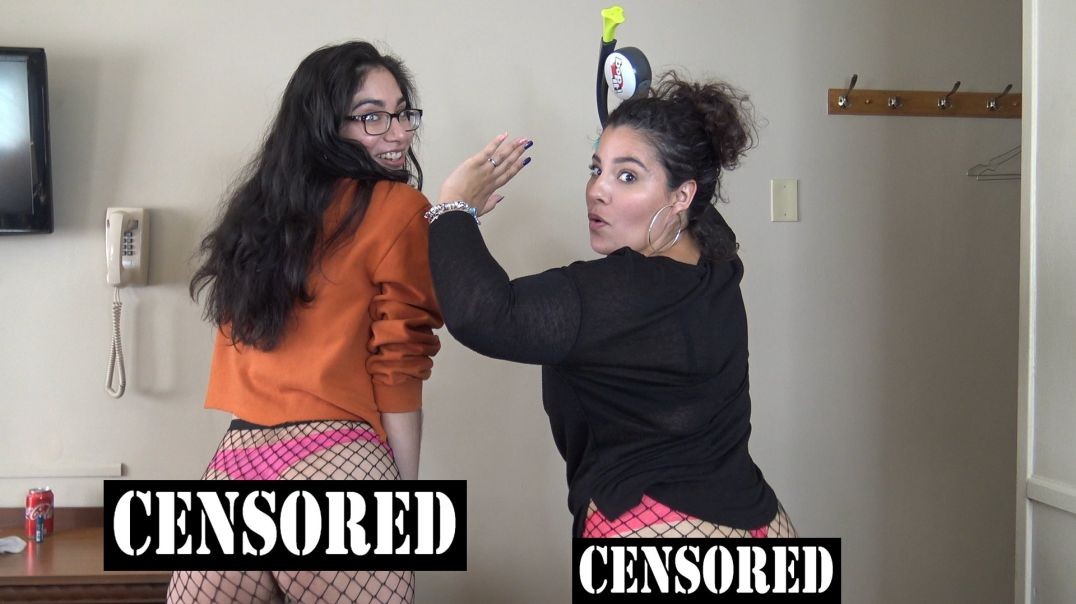 ⁣BOP IT CHALLENGE LOSER GETS A THONG WEDGIE