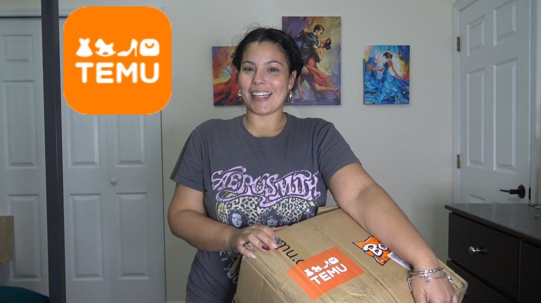 ⁣Temu Unboxing and Try-On Haul