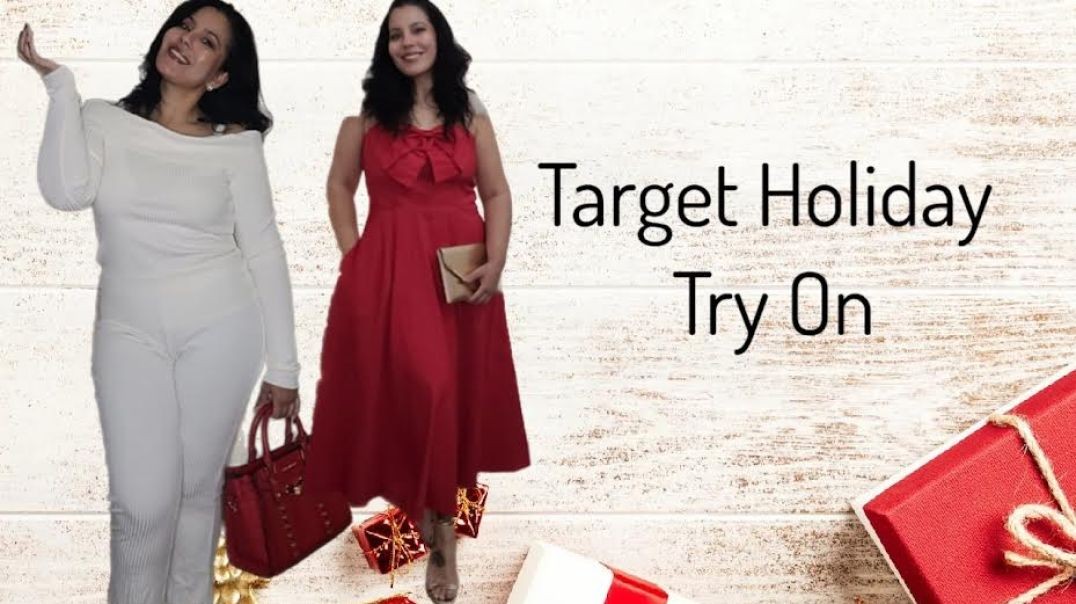 ⁣Target Holiday Try On