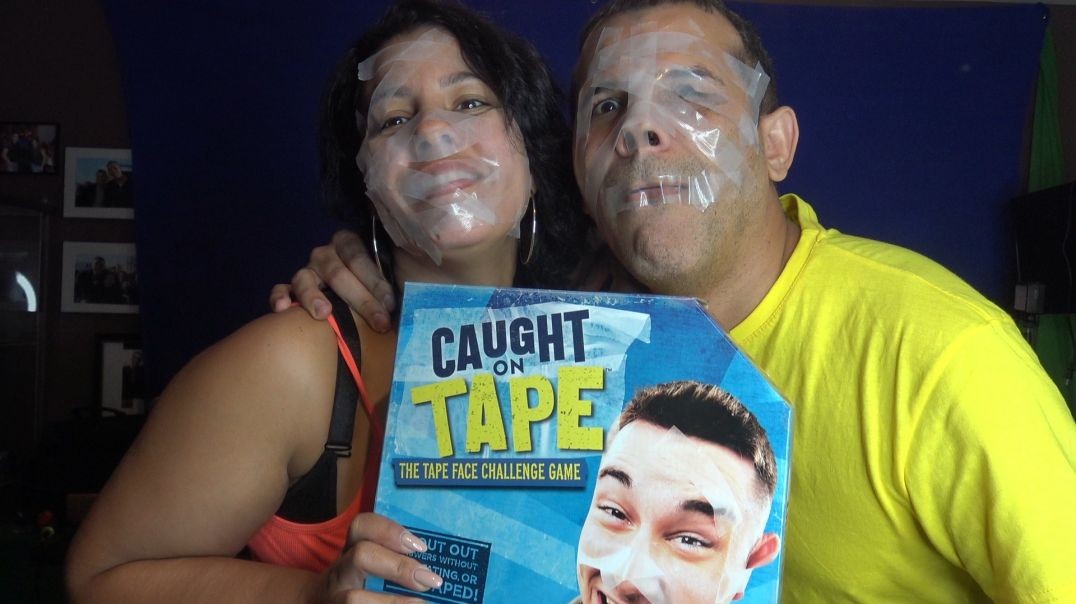 ⁣WE PLAYED CAUGHT ON TAPE FACE CHALLENGE