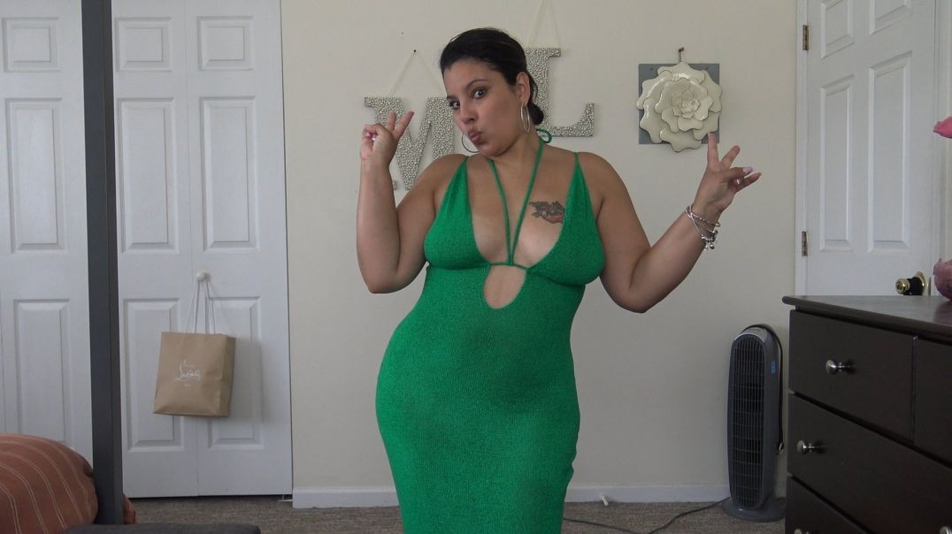 ⁣SHEIN DRESS TRY ON