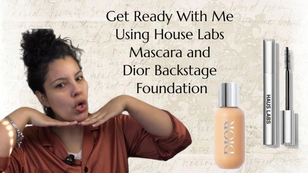 ⁣Get Ready With Me Using The Hous Labs Mascara and Dior Backstage Face and Body Foundation