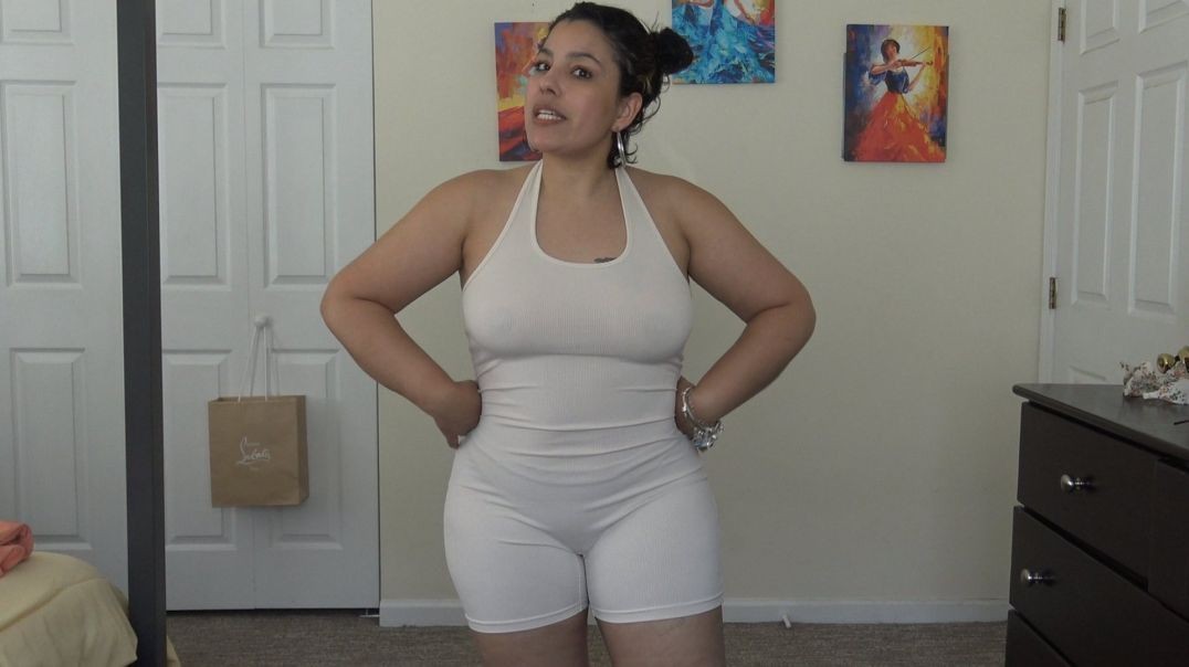 ⁣SHEIN ROMPER TRY ON