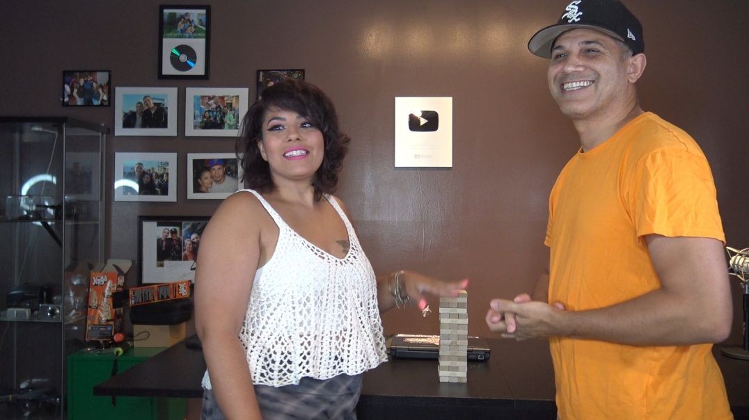 ⁣JENGA CHALLENGE LOSER GETS FEET TICKLED