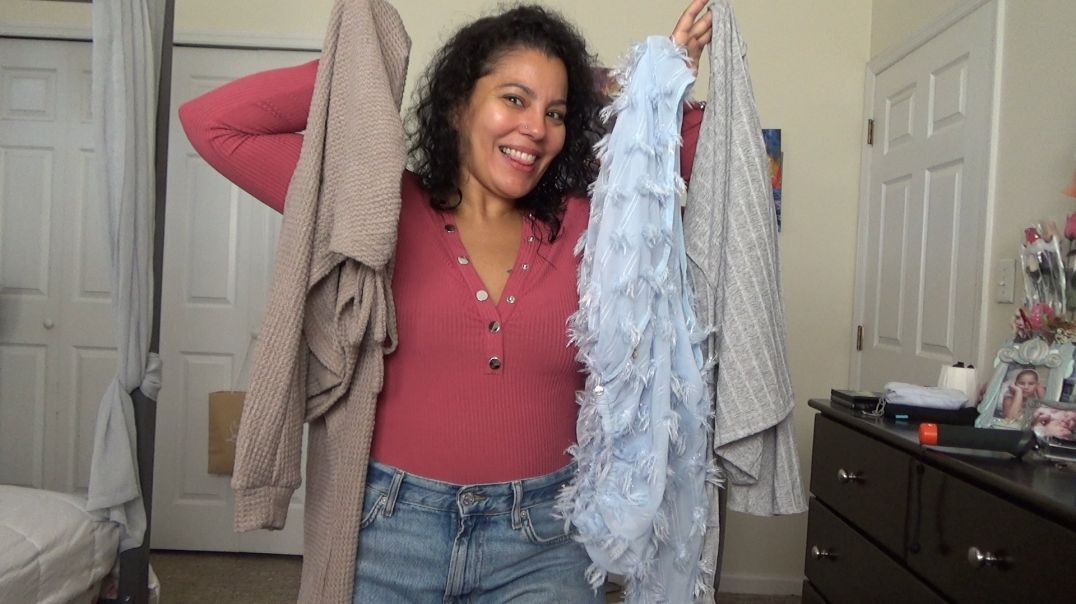 ⁣Shein Shirts Try On Haul