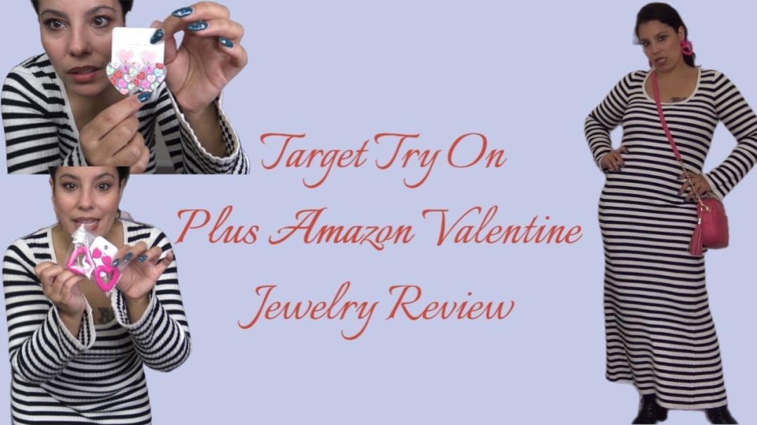⁣Target Try On Amazon Valentine Jewlery Review