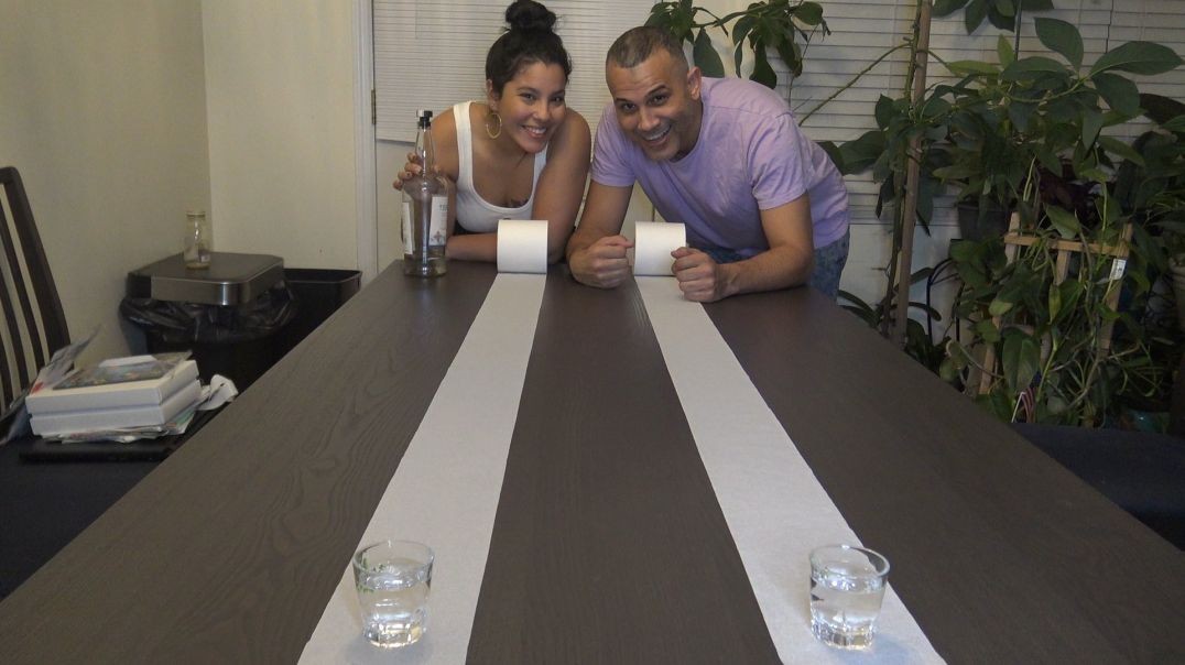 ⁣Toilet Tissue Race Challenge